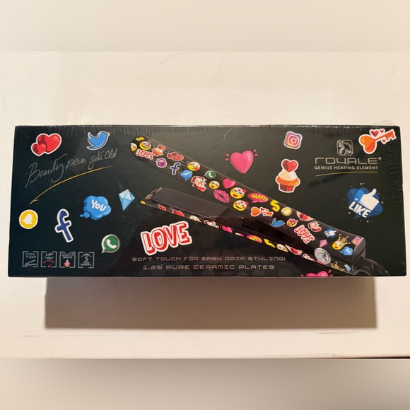 Other - Royale Hair Straightener with Emoji Design